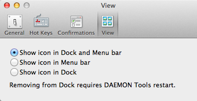 DAEMON Tools for Mac - mounting software with new functions