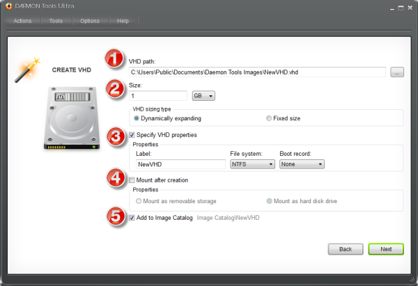 How to create VHD and where to use it