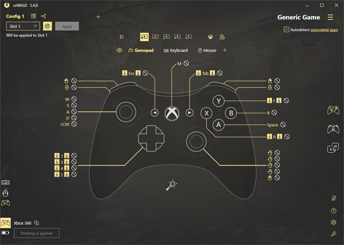 ps4 joystick mapper layout