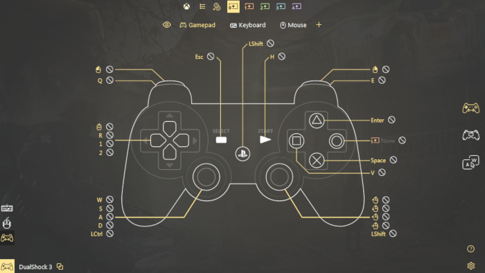 ps3 controller mapping for pc