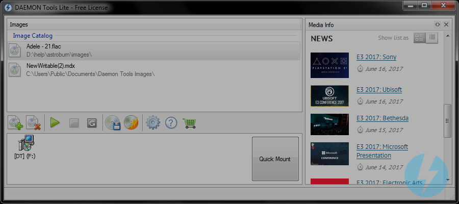 How to mount an image with new DAEMON Tools Lite 5