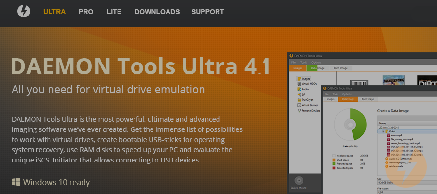 New release of DAEMON Tools Ultra