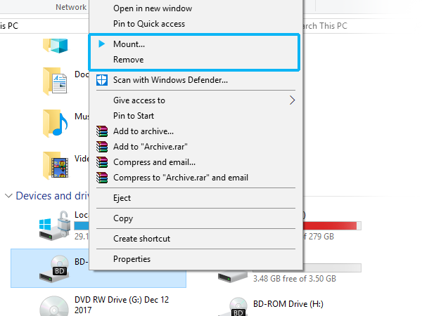 Use local network file sharing with DAEMON Tools Lite 10.7