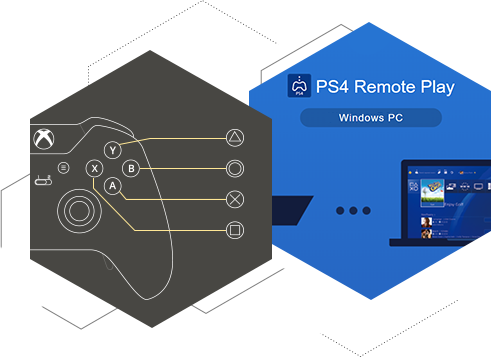 ps4 remote play controller connected to ps4