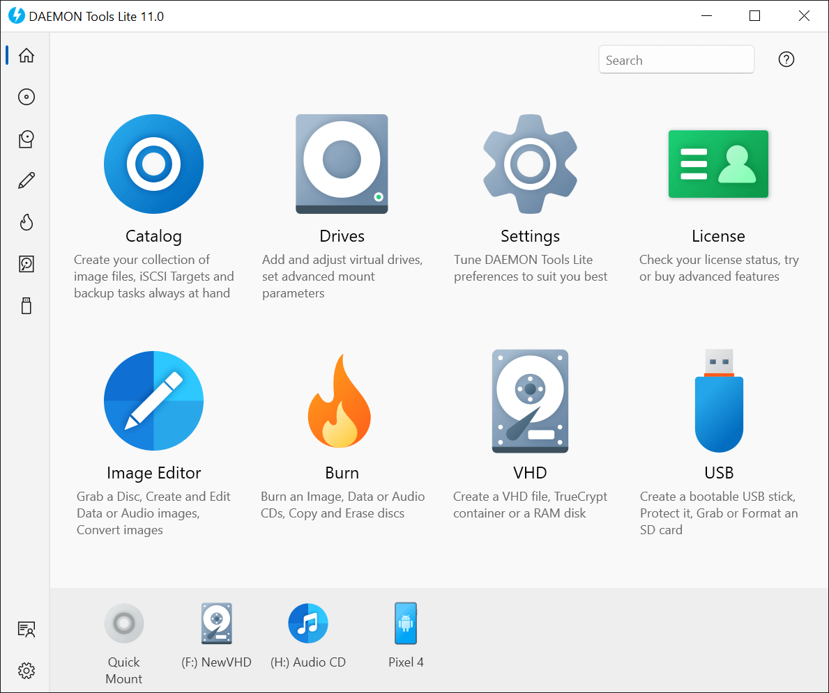 Daemon Tools Lite 最も多くの個人が使っているディスクイメージングアプリケーションです Daemon Tools Cc