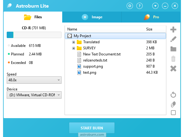 StarBurn Portable Download - A tool that allows to grab, burn and
