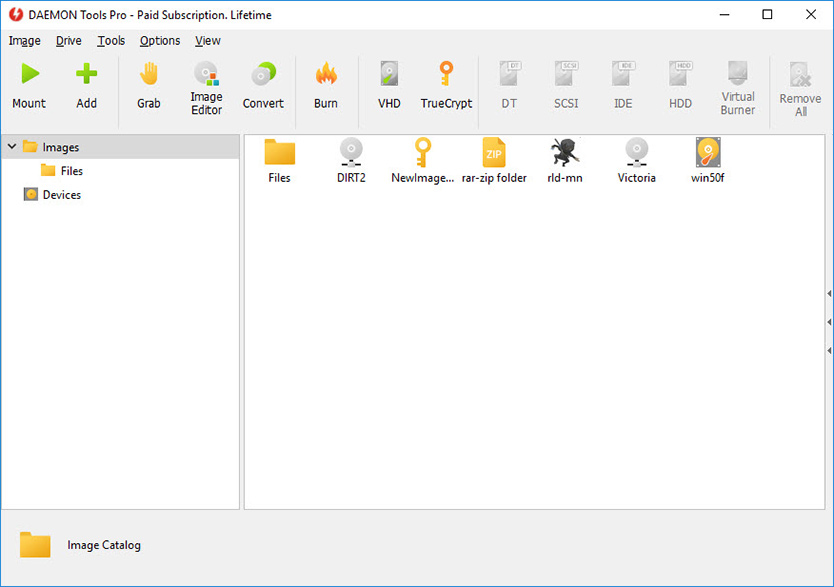 DAEMON Tools Pro 8: advanced tool to mount and create images ...